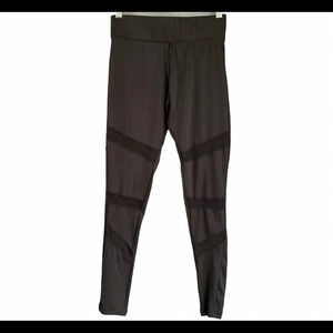Rocko Sports High Waisted Mesh Athletic Leggings